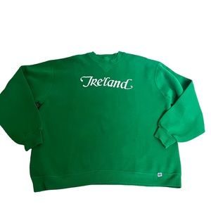 Vintage 90s Russell Athletic Ireland Crew Neck Sweatshirt L/XL